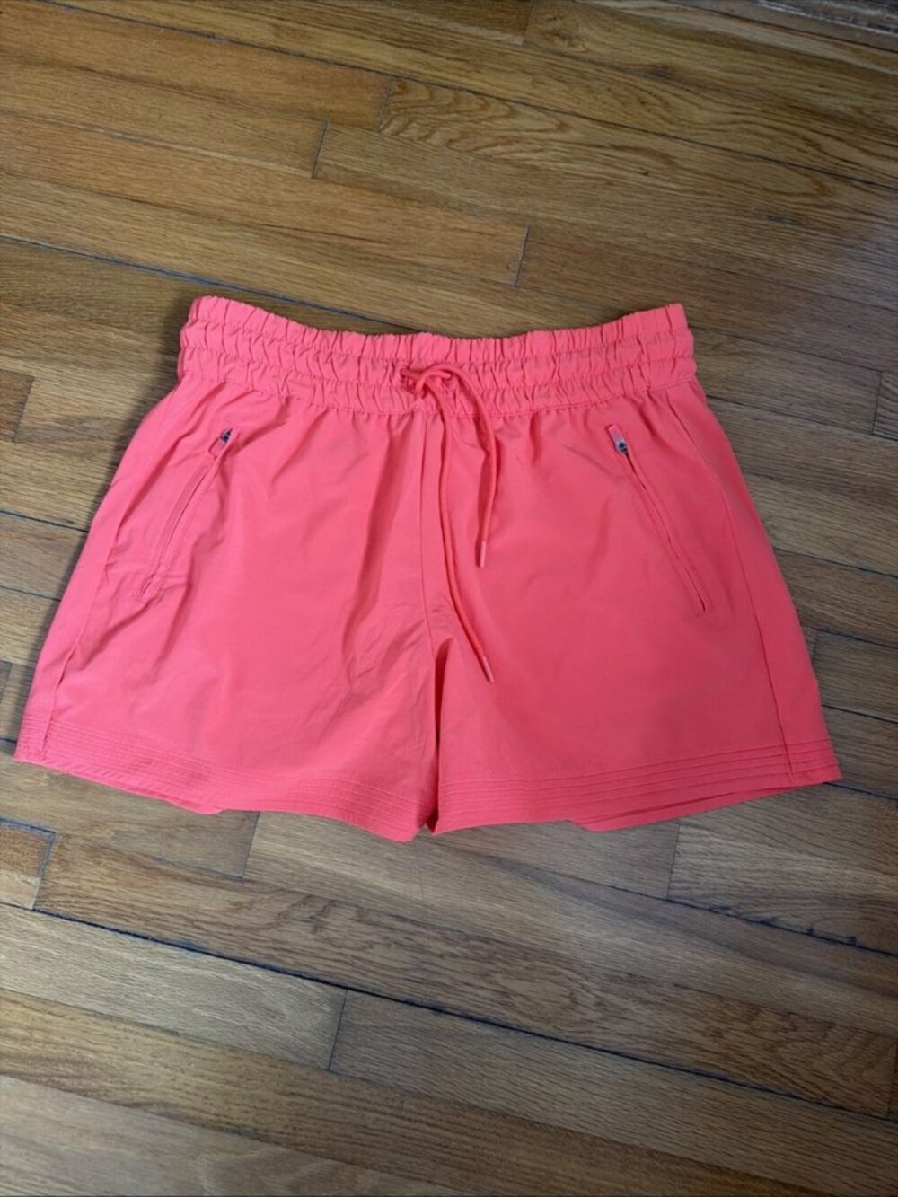 Athleta Coral Athletic Women's Shorts Size L (P2) - Picture 1 of 6